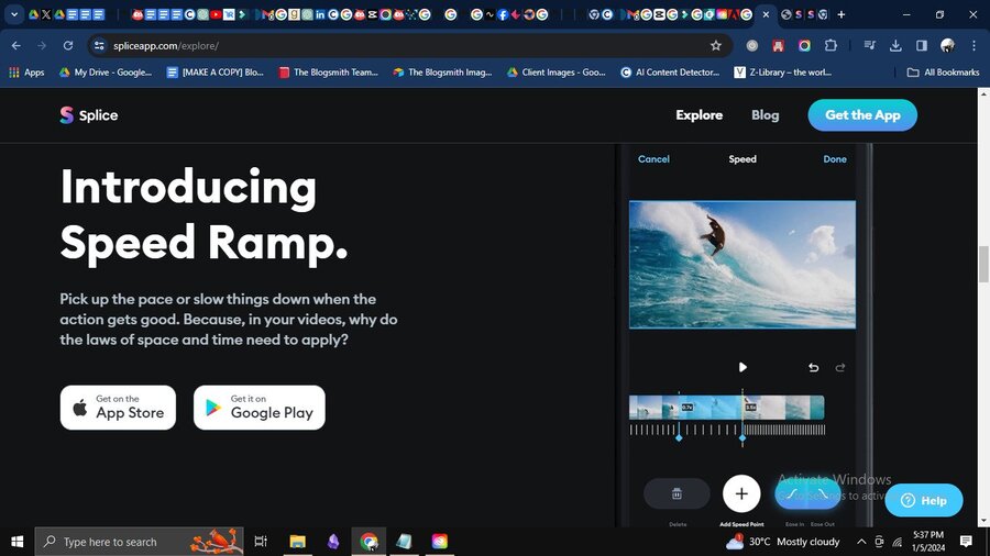 Instagram reels editing app - splice