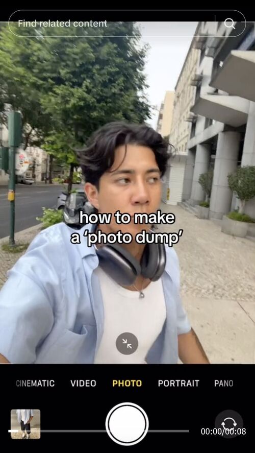 Photo Dump - how to make a photo dump