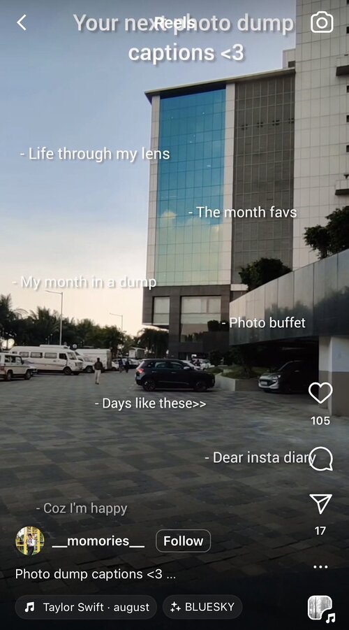 Photo Dump - photo dump caption ideas