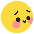 tiktok emojis - flushed