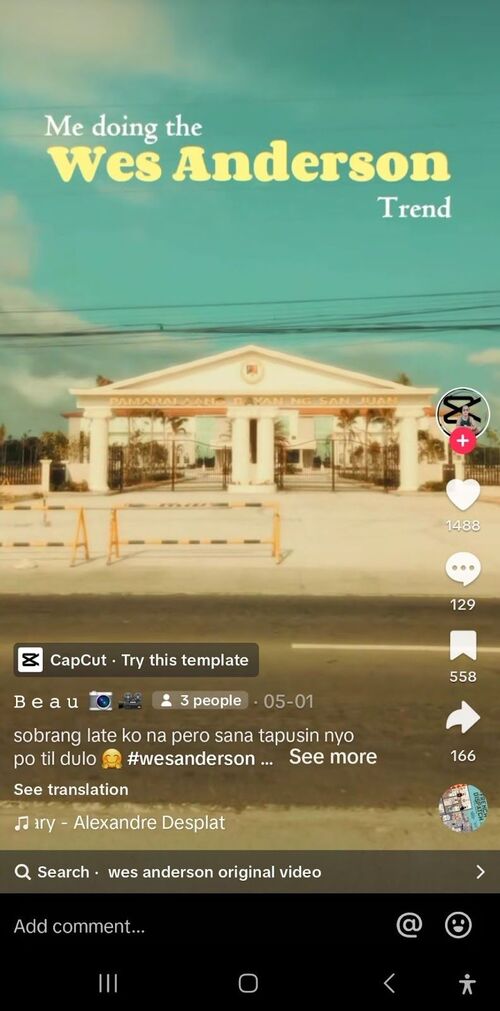 TikTok Trends - wes anderson edits
